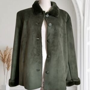 Coaco New York Olive Green Coat